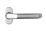 Solid stainless steel lever handle - comes with separate escutcheon (Style 251)
