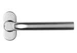 Solid stainless steel lever handle - comes with separate escutcheon (Style 301)