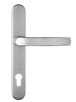 Solid stainless steel handle with long back plate (Style 253/270)